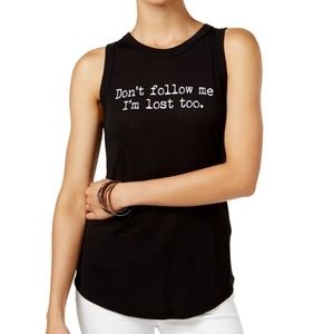 Carbon Copy graphic tank L